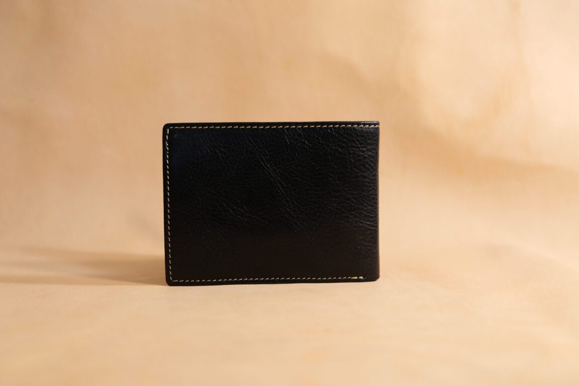Cartera americano piel | negra
