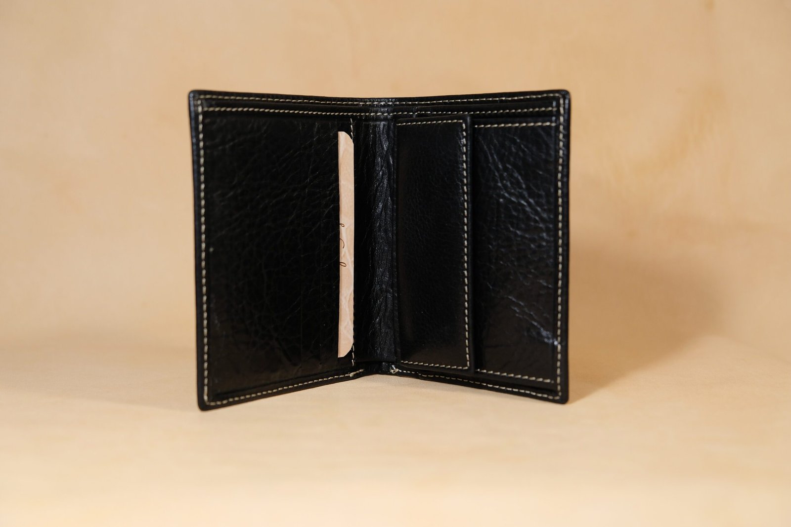 Cartera clásica piel | negro