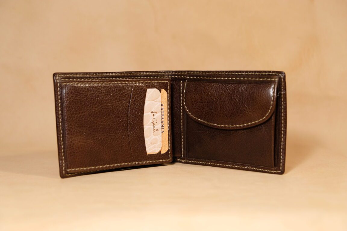 Cartera americano piel | marron