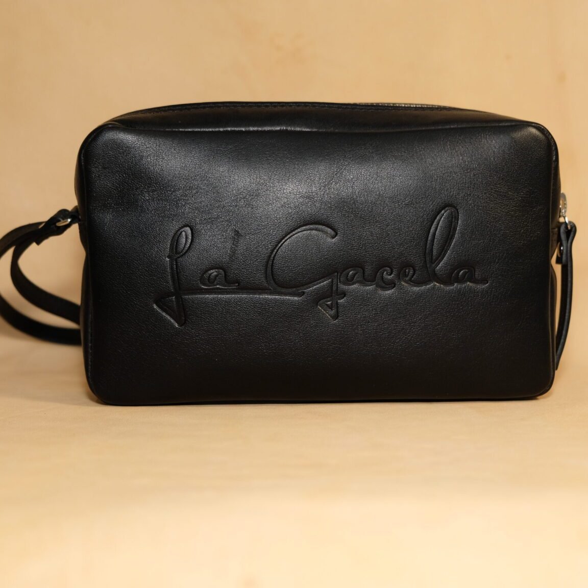 Bolso de mano mediano piel | Negro