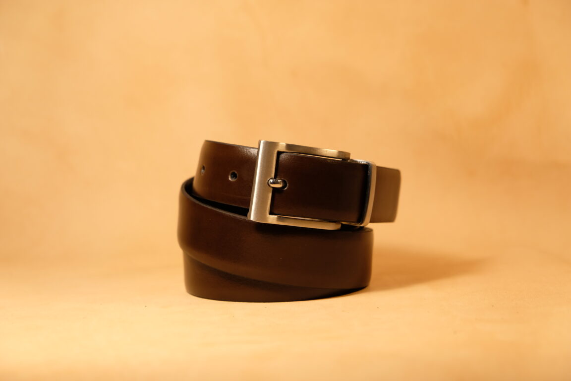 cinturon reversible marron negro grante