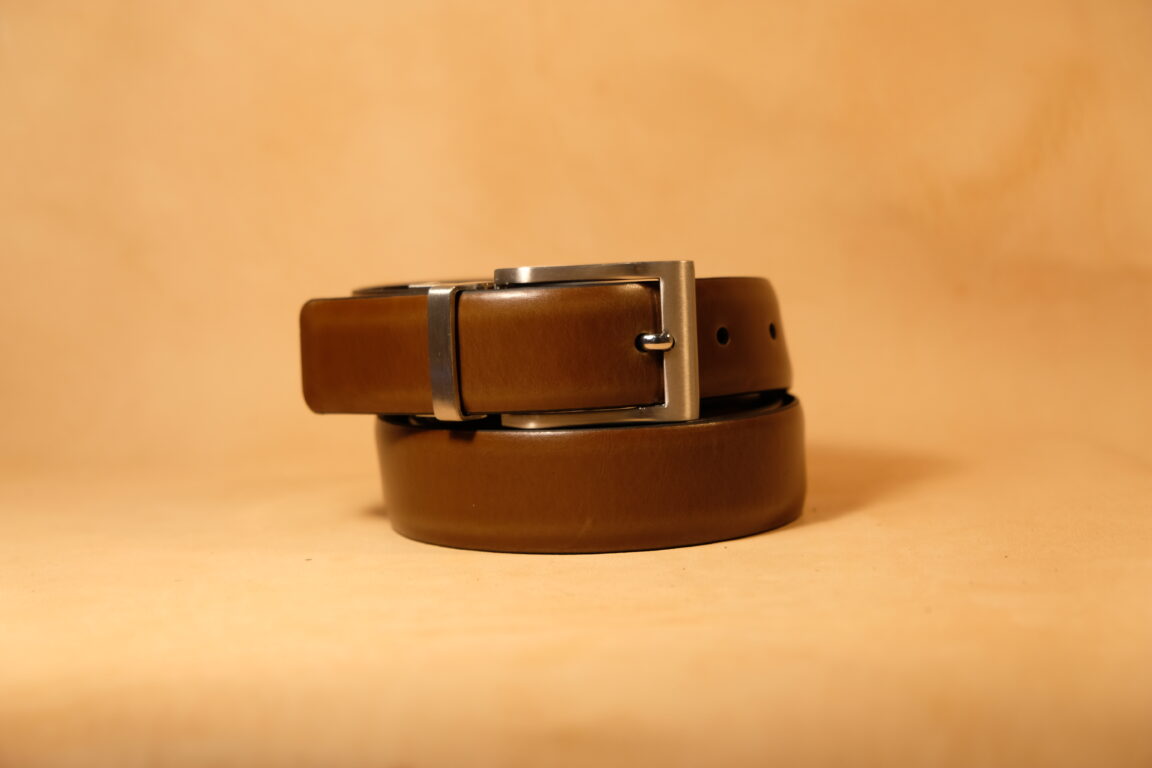 cinturon reversible marron negro grante