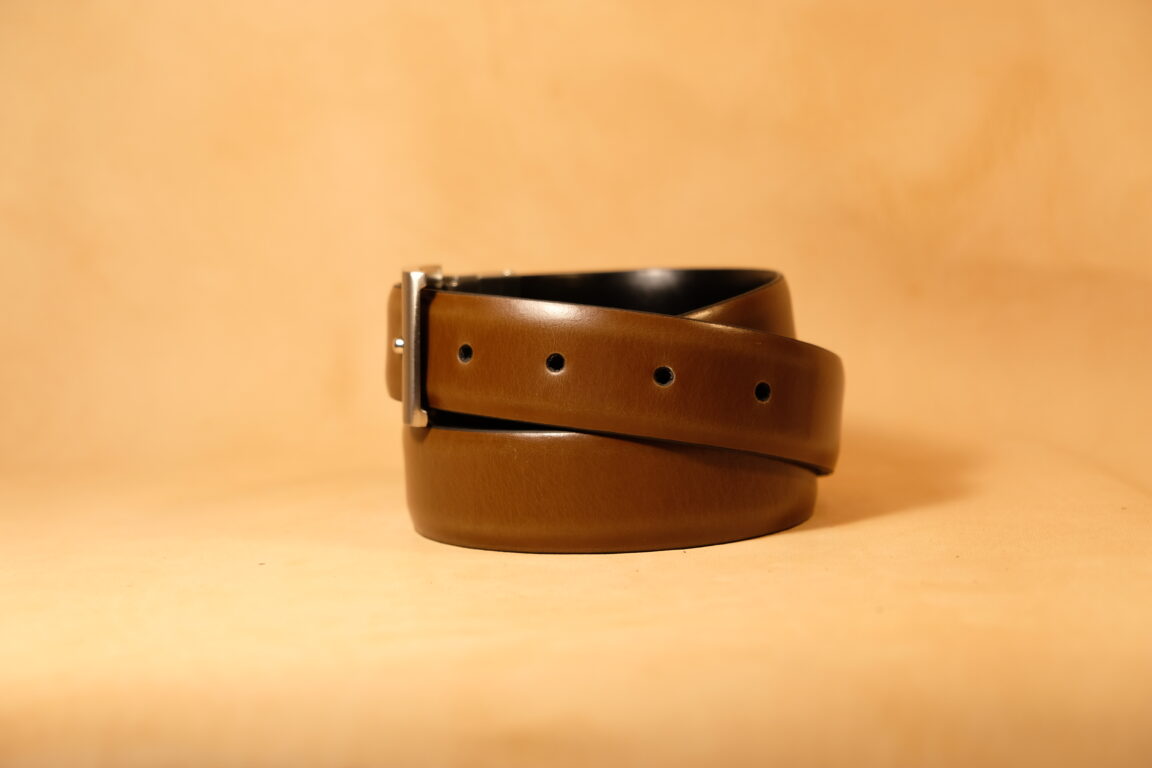 cinturon reversible marron negro grante