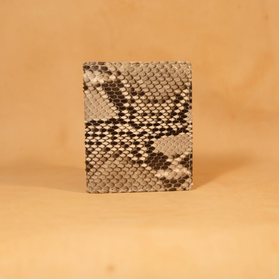 Cartera piel pitón azul (Certificado)