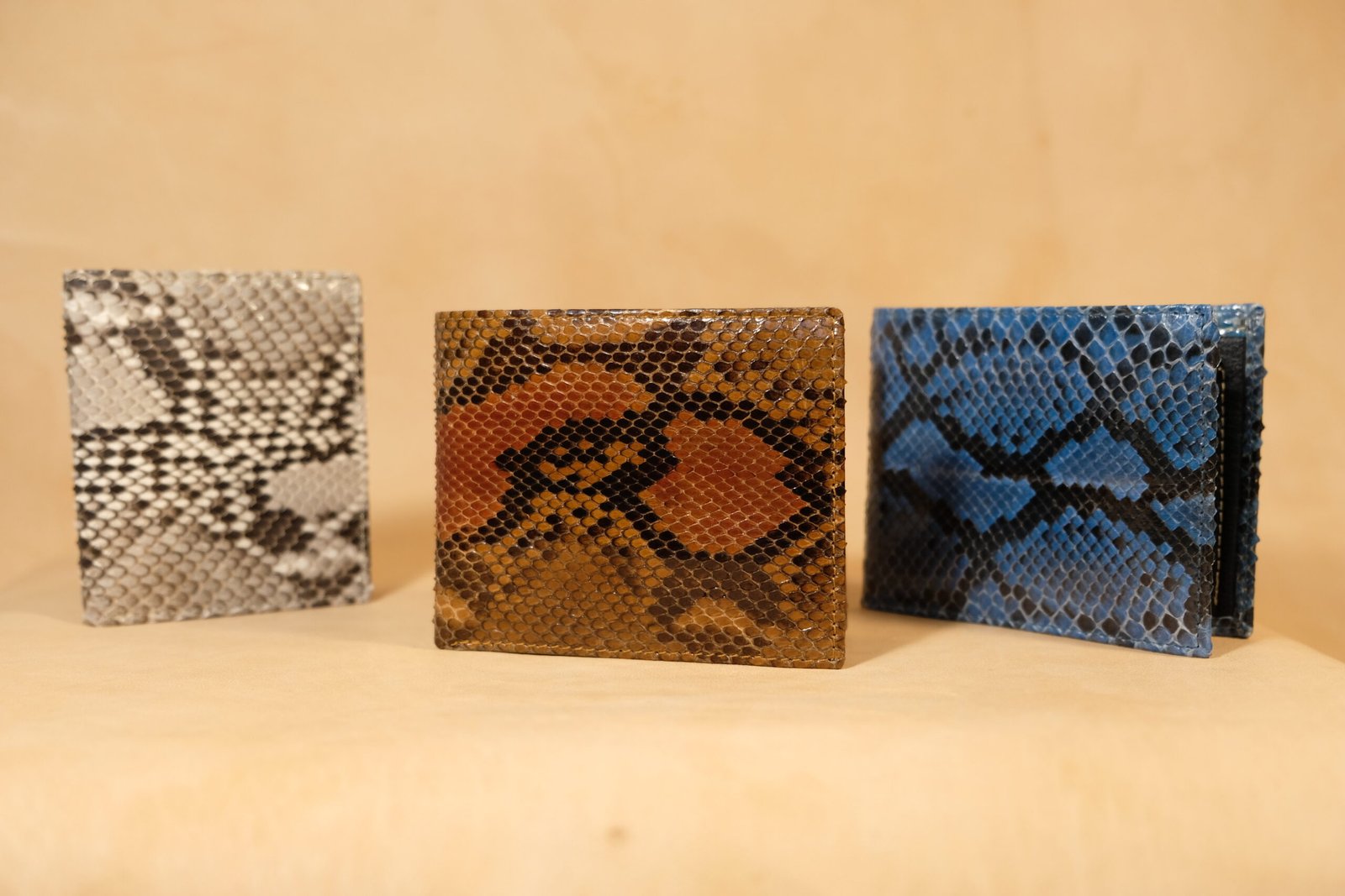 carteras piel de piton