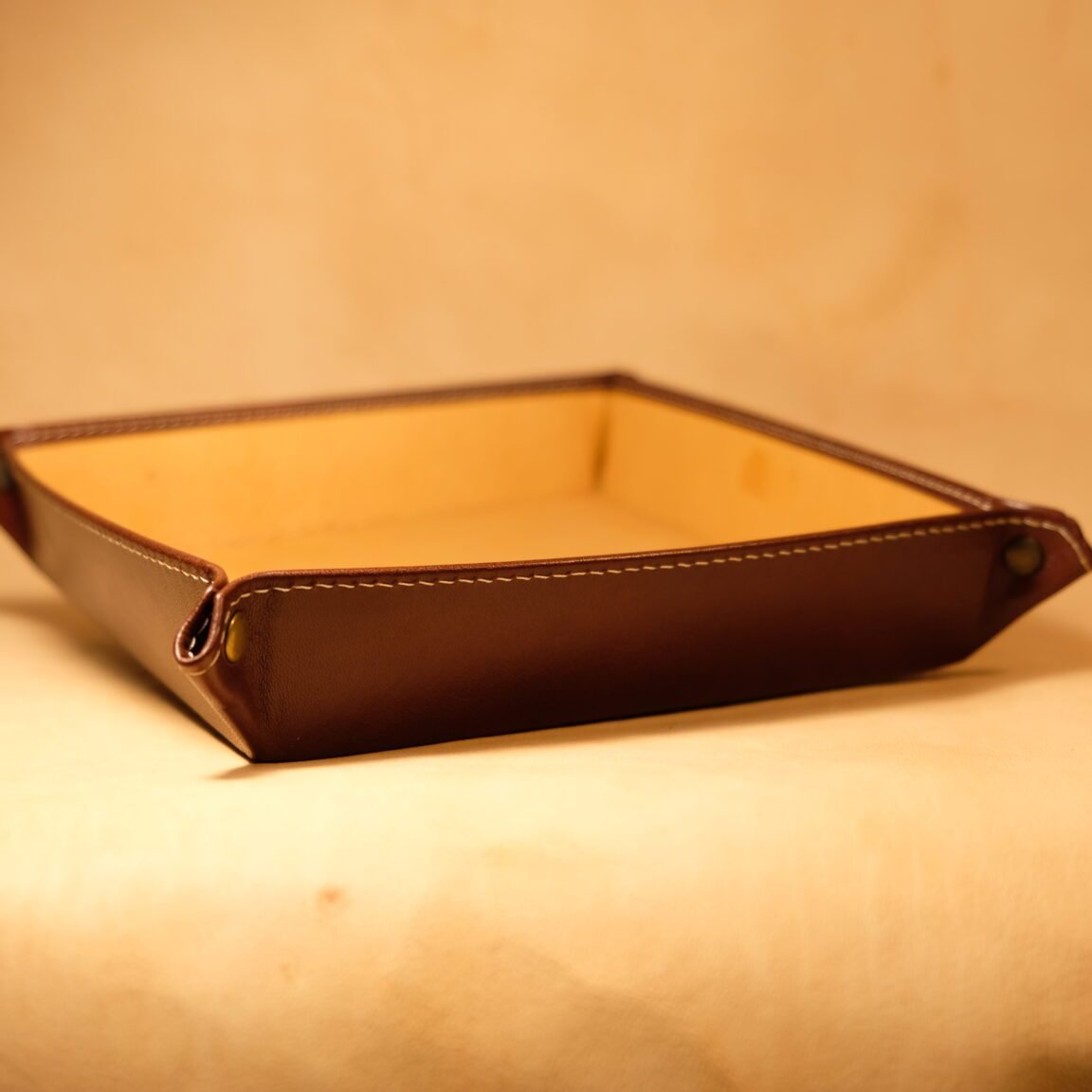 vacia bolsillos de piel