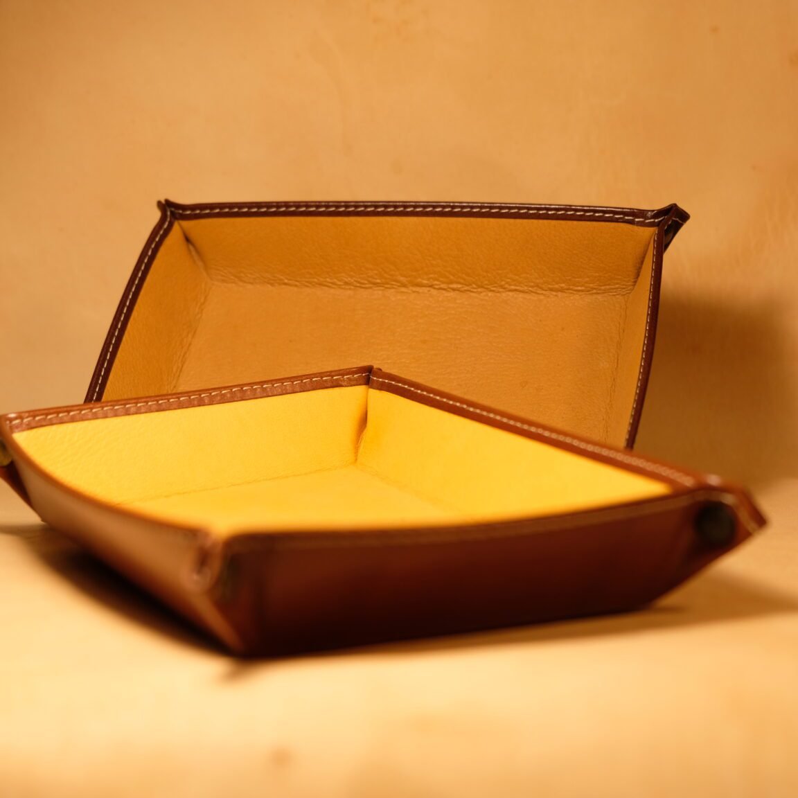 vacia bolsillos de piel