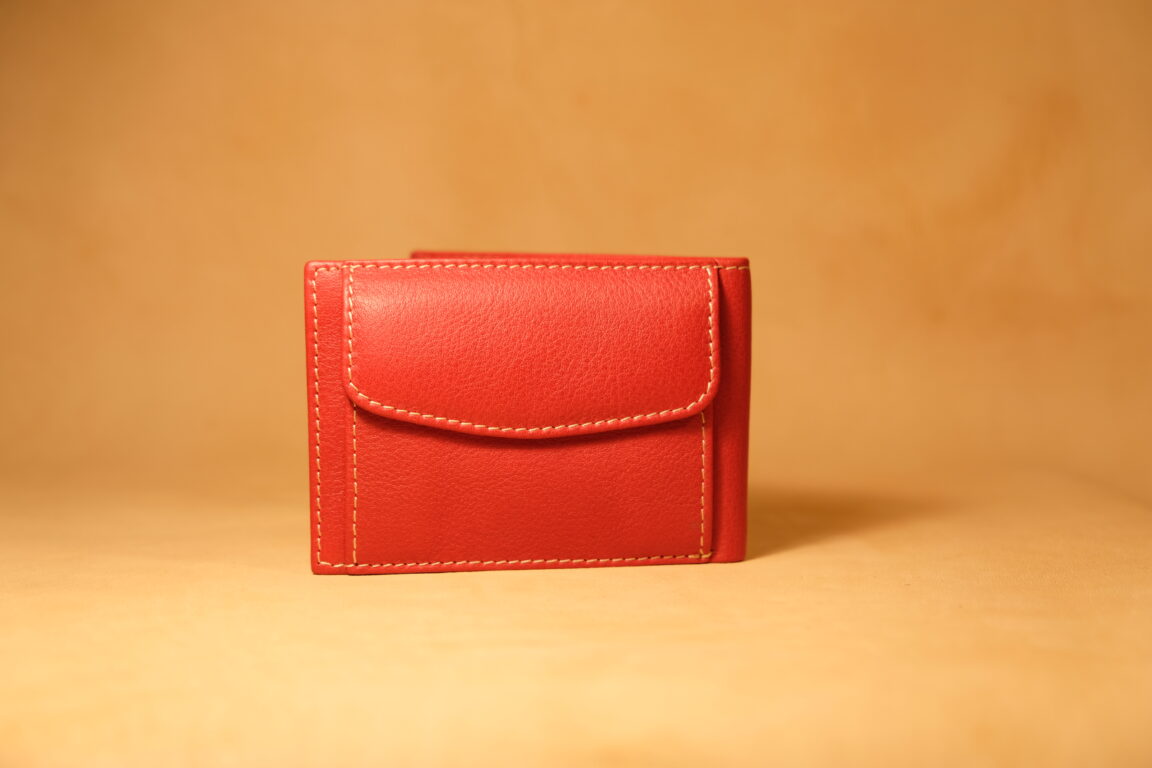 cartera tipo americano con monedero trasero rosa