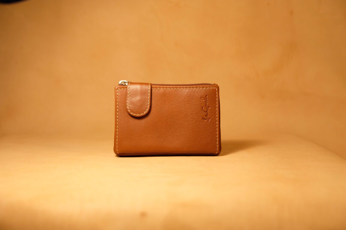Cartera de piel mini con cierre