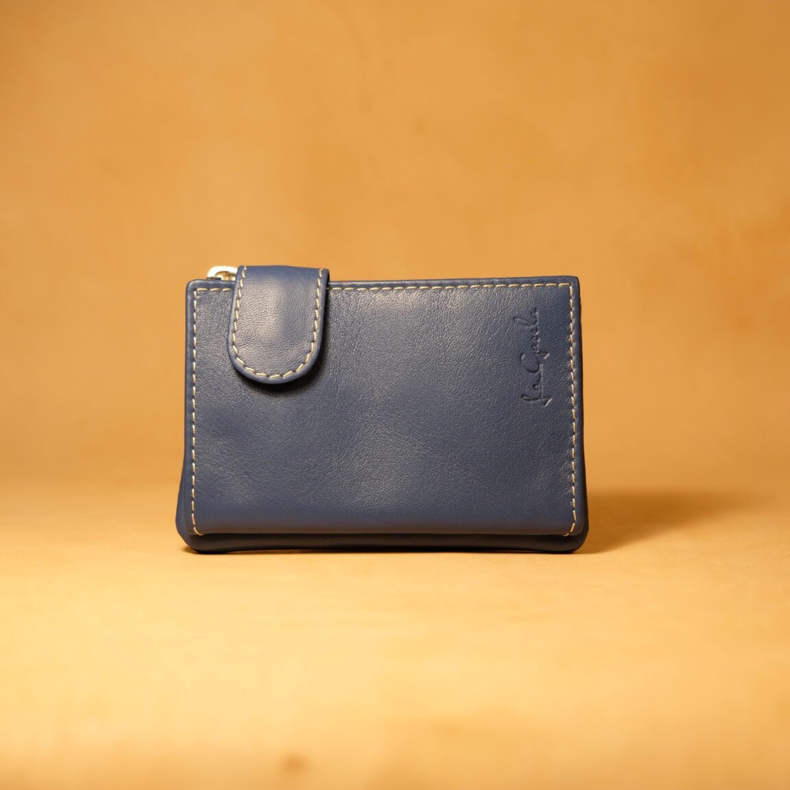 Cartera de piel mini con cierre