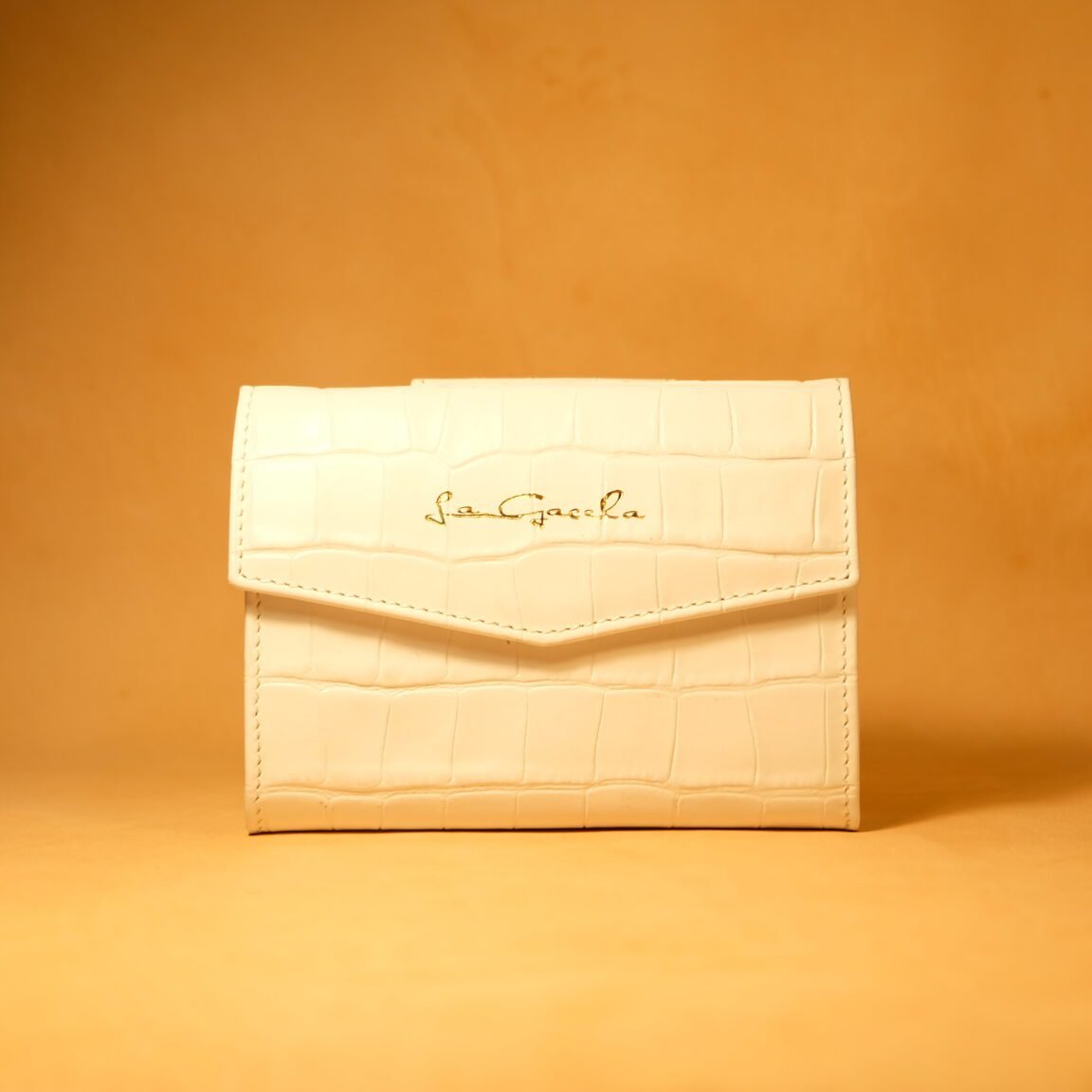 Cartera de piel mujer blanca