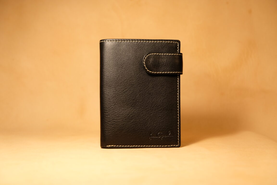 Cartera de piel mini con cierre
