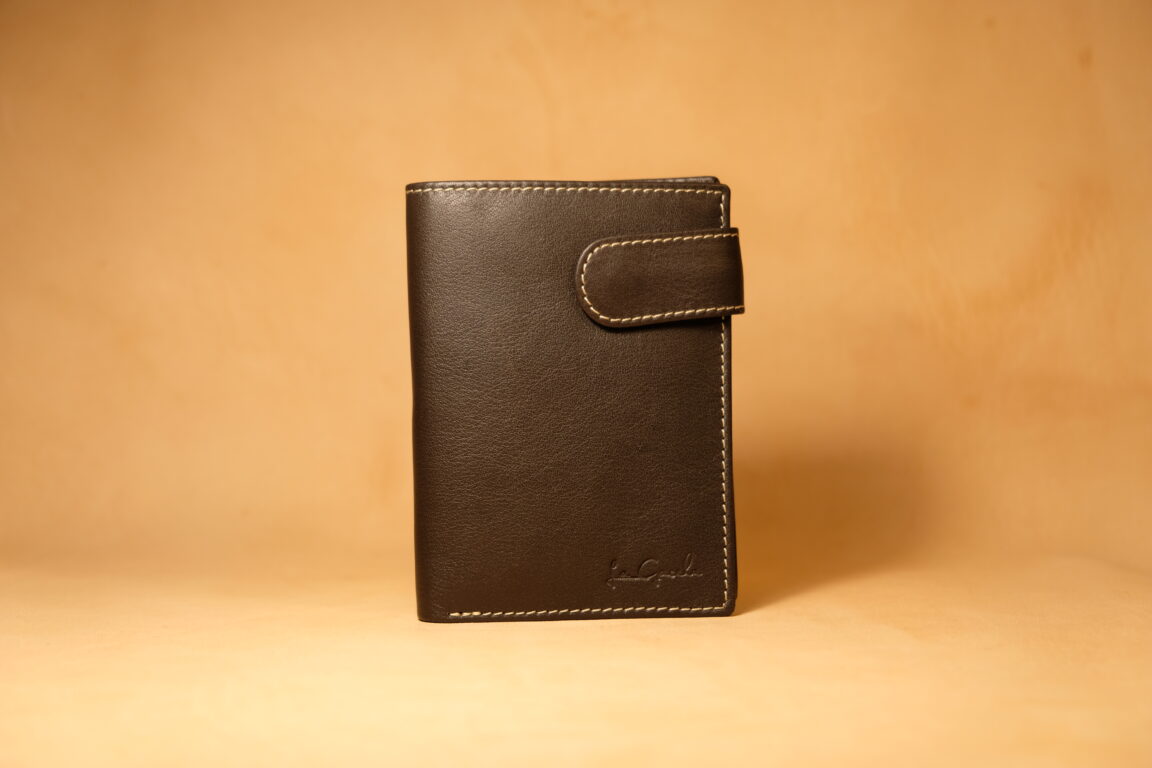 Cartera de piel mini con cierre